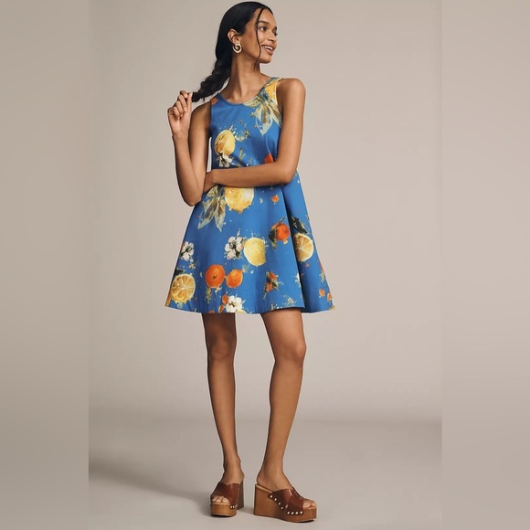 NWT! Anthropologie Sapphire The Keiko Mini Dress by Maeve - Size XXS 🕸️ - Picture 2 of 10